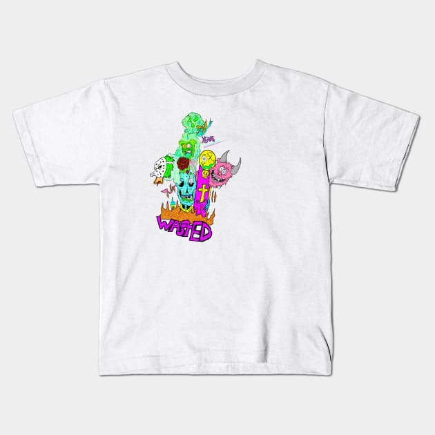 Years wasted Kids T-Shirt by Jimpalimpa